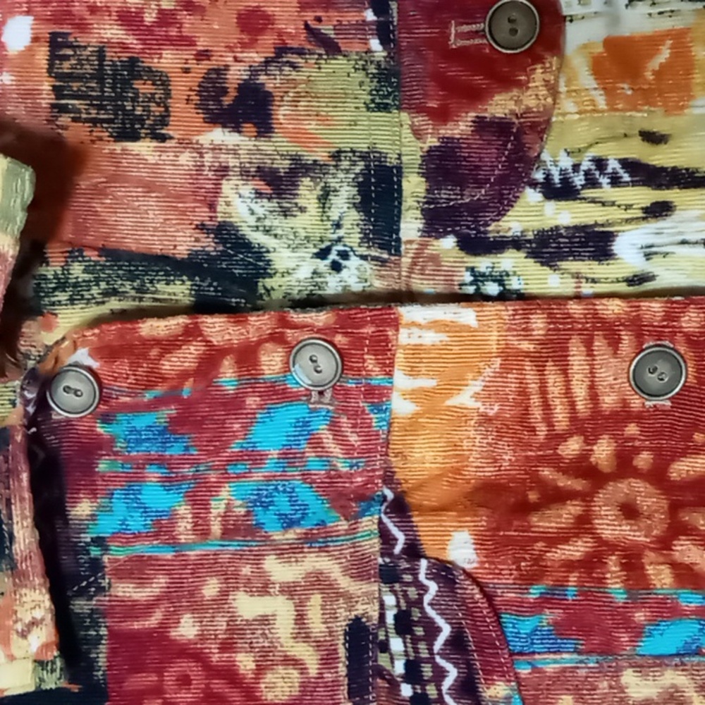 Chico's Multi Colored/Patterned Full Button Jacke… - image 7